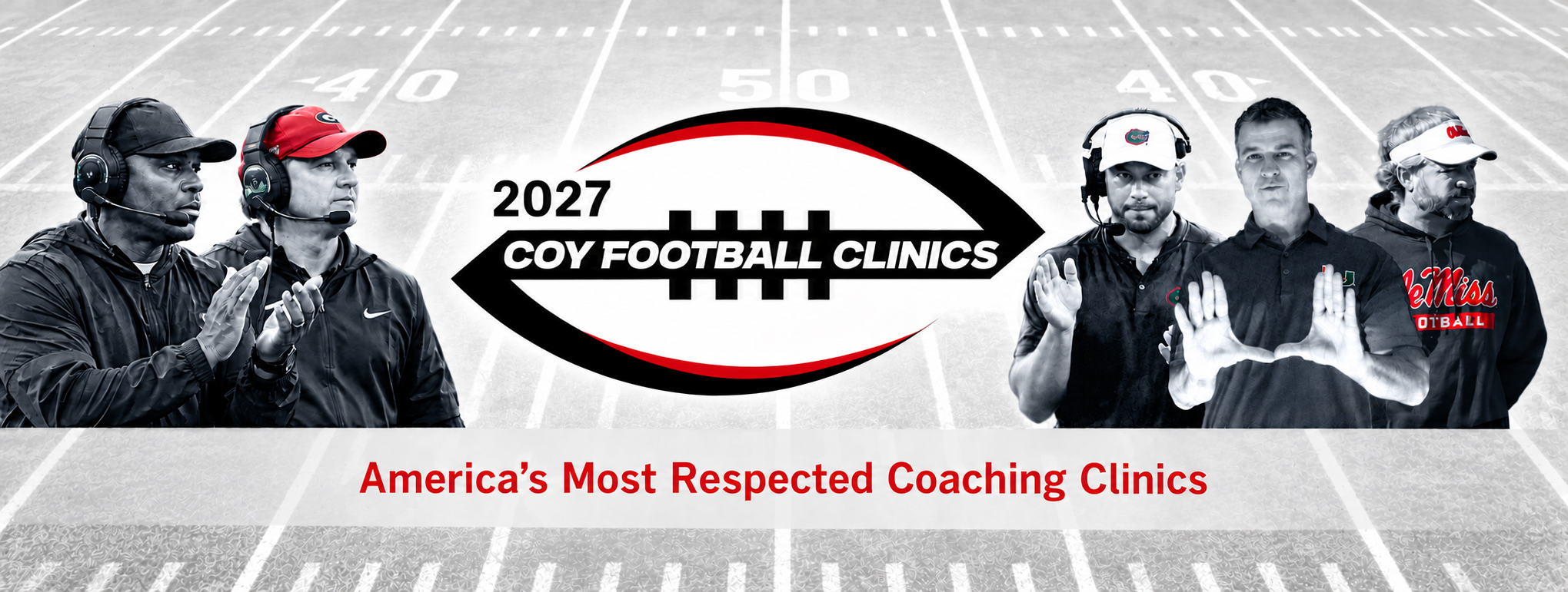 2027 Coach of the Year Football Clinics — America's Most Respected Coaching Clinics